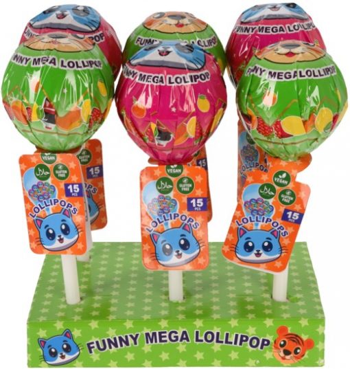 XL FUNNY MEGA LOLLIPOP - 135 GR