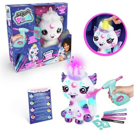 Alternative view of AIR BRUSH UNICORNO COSMICO - PELUCHE - CANAL TOYS