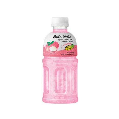 BEVANDA AL LITCHI CON PEZZI DI COCCO 320ML - MOGU MOGU