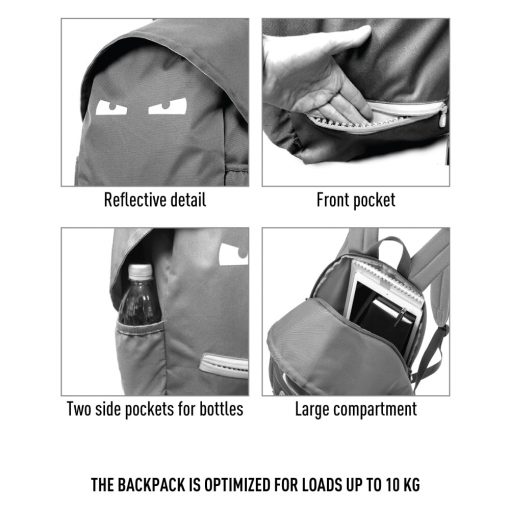 BACKPACK GRILLZ BLACK - ZIPIT - immagine 5
