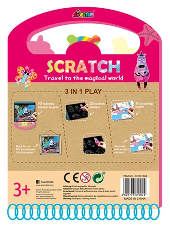 Alternative view of LIBRO ADVENTUR - UNICORNI - SCRATCH