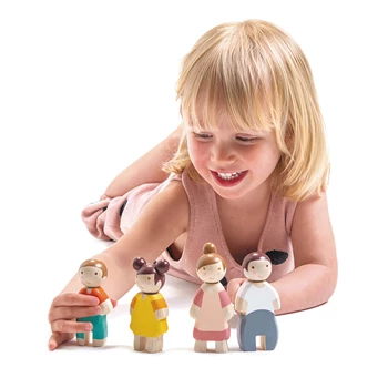LEAF FAMILIE - PERSONAGGI IN LEGNO