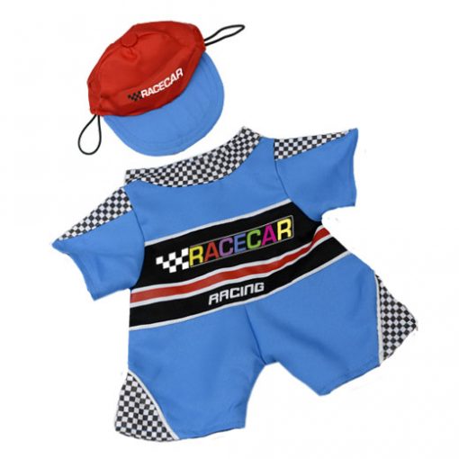 RACECAR SUIT OUTFIT - 40CM - MAKE A TEDDY