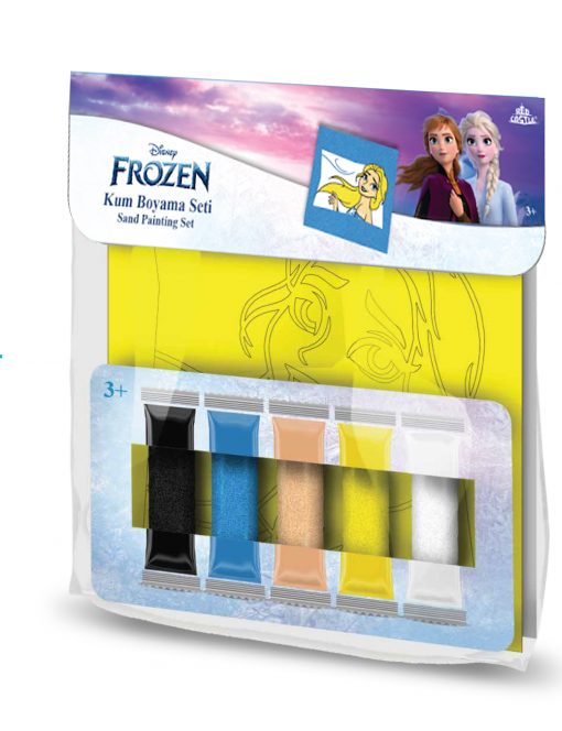 SAND SET PAINTING FROZEN - RED CASTLE