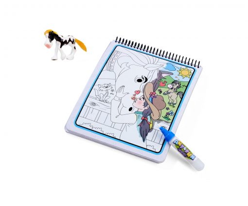 LIBRO DA COLORARE CAVALLI CON PENNA AD ACQUA - ART & FUN - immagine 2