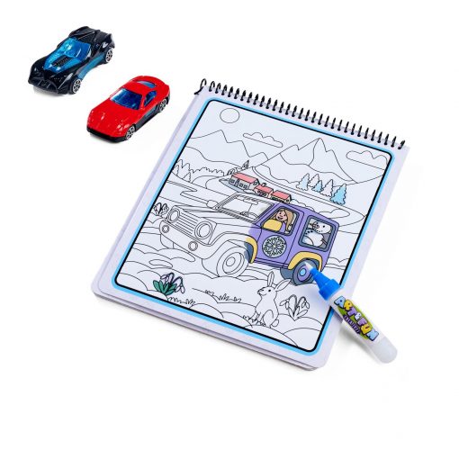 LIBRO DA COLORARE CARS CON PENNA AD ACQUA XL - ART & FUN
