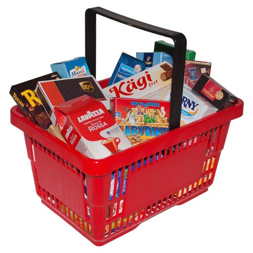 CESTINO SUPERMERCATO CON PRODOTTI - PELLAIO