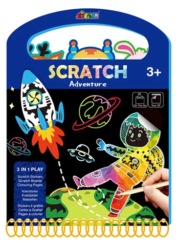 LIBRO ADVENTUR - ASTRONAUTI - SCRATCH