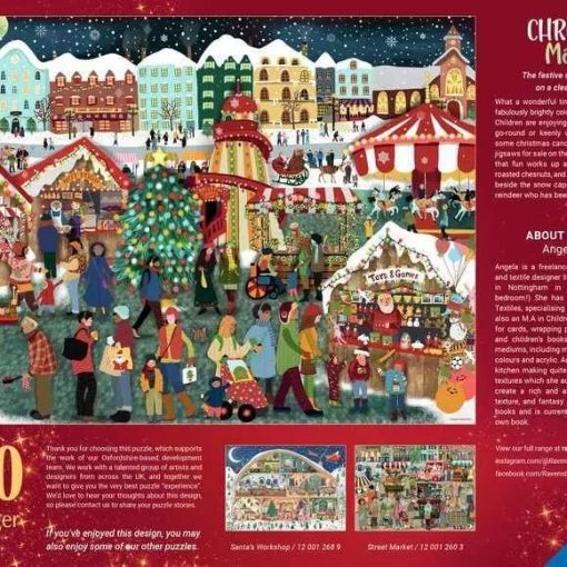 Alternative view of CHRISTMAS MARKET PUZZLE - 1000PEZZI - RAVENSBURGER