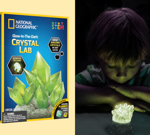 Alternative view of NATIONAL GEOGRAPHIC GLOW IN THE DARK CRYSTAL LAB - GIOCHI PREZIOSI