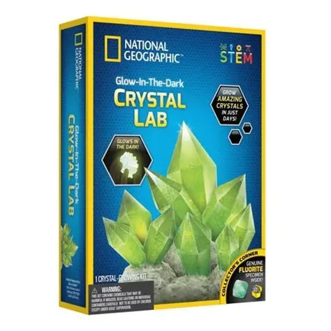 NATIONAL GEOGRAPHIC GLOW IN THE DARK CRYSTAL LAB - GIOCHI PREZIOSI