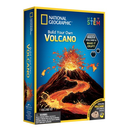 NATIONAL GEOGRAPHIC KIT DI GEOLOGICOVULCANO SCIENCE - GIOCHI PREZIOSI