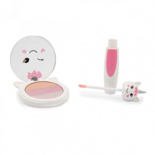 SET UNICORNO OMBRETTO + LIP GLOSS - VERY BELLAZ - immagine 3