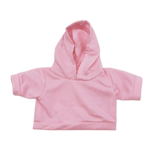 LIGHT PINK HOODIE OUTFIT - 40CM - MAKE A TEDDY