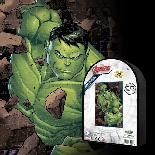 PUZZLE 3D LATTA HULK 300 PZ - GRANDI GIOCHI - immagine 3