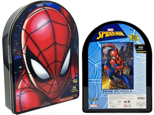 PUZZLE 3D LATTA SPIDERMAN 300 PZ - GRANDI GIOCHI - immagine 2