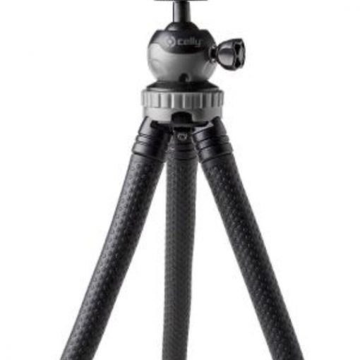 Alternative view of FLEXIBLE TRIPOD FDR SMARTPHONES BLACK - CELLY