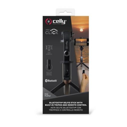 CLICK PROPOD PROPOD TREPPIEDE & SELFIE STICK BLUETHOOTH BLACK - CELLY - immagine 3