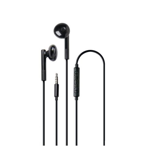 HEADSET STEREO ULTRA  LIGHT DROP JACK BLACK - CELLY