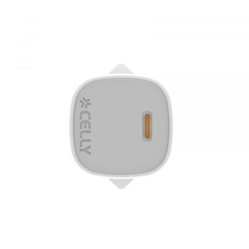 Alternative view of TRAVEL CHARGER 20W CON CAVI USB-C E LIGHTNING WHITE - CELLY