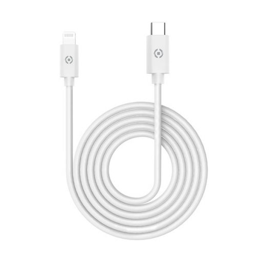 CABLE USB-C/ LIGHTNING 1MT  WHITE - CELLY - immagine 3
