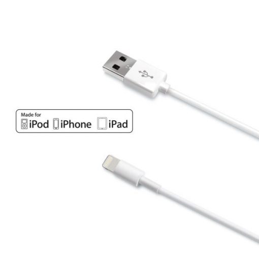 Alternative view of CABLE USB/ LIGHTNING  WHITE - CELLY