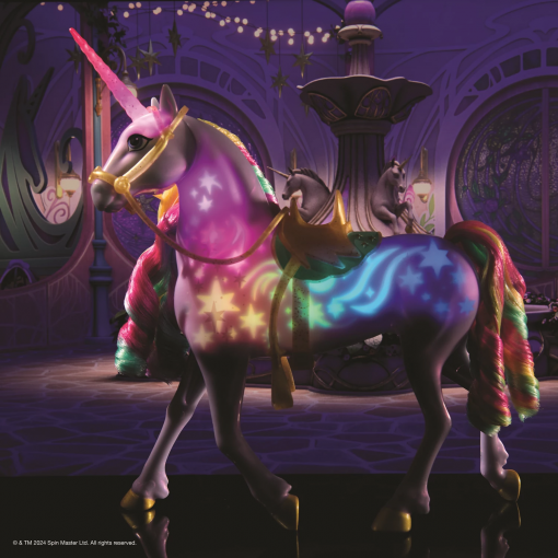 PRODOTTO IN ARRIVO! - UNICORN ACADEMY WILDSTAR RAINBOW LIGHT UP - SPINMASTER - immagine 3