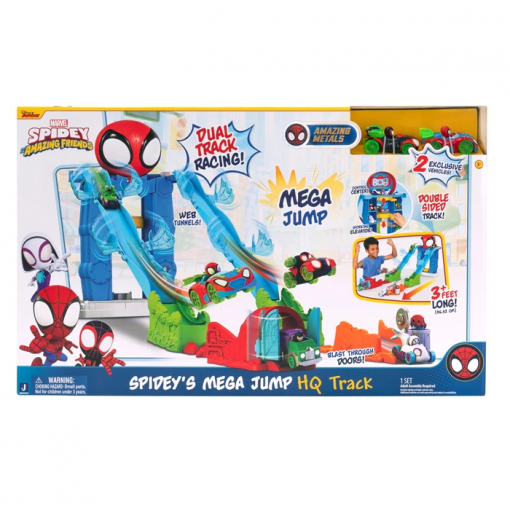 PRODOTTO IN ARRIVO! - SPIDEY METALL MEGA JUMP SET - JADA