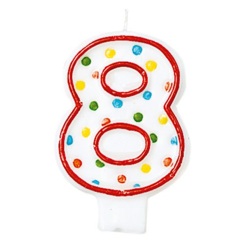 CANDELA NUMERO 8 - AMSCAN