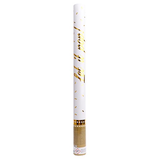 CANNONE SPARACORIANDOLI GOLD 60 CM - AMSCAN