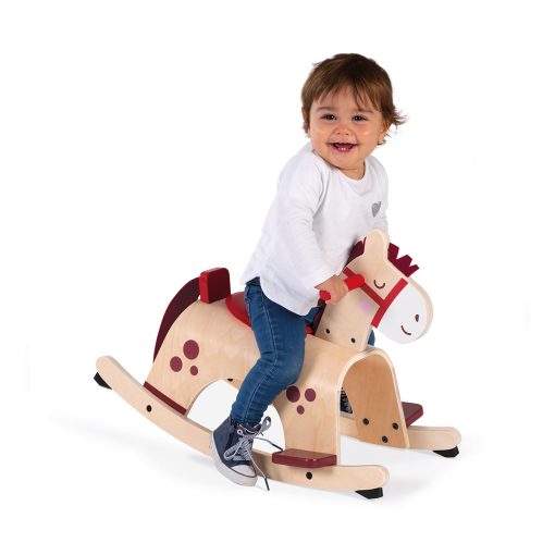 PRODOTTO IN ARRIVO! - CAVALLO A DONDOLO IN LEGNO - JANOD - immagine 3