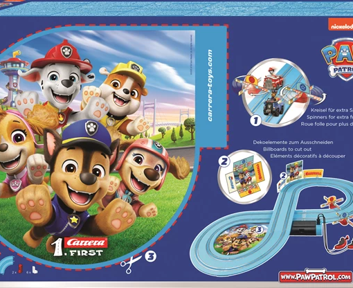 Alternative view of PRODOTTO IN ARRIVO! - PAW PATROL PISTA PRIMO INSEGUIMENTO - CARRERA