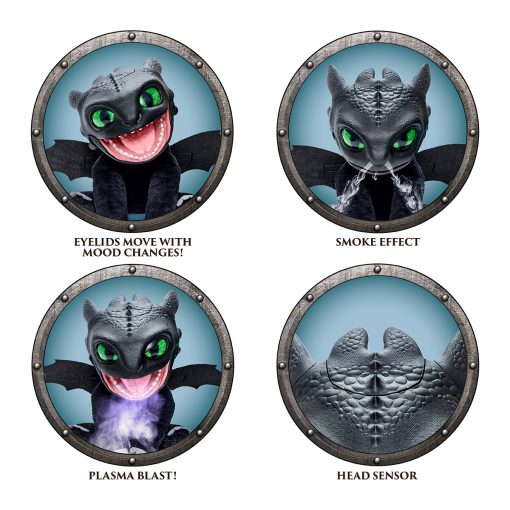 Alternative view of PRODOTTO IN ARRIVO! - DRAGONS INTERATTIVO PELUCHES - SPINMASTER