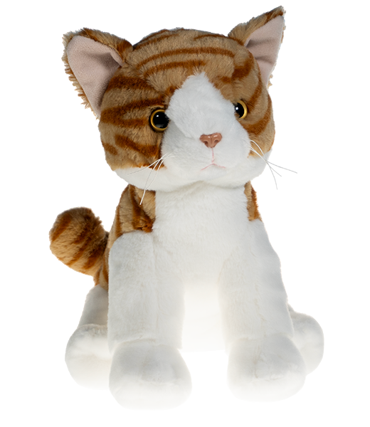 CREAMSICLE THE TABBY CAT - 40 CM - MAKE A TEDDY