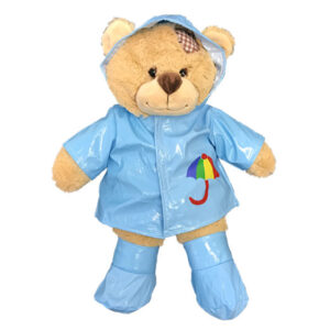 Alternative view of MANTELLA DA PIOGGIA AZZURRA OUTFIT - 40CM - MAKE A TEDDY