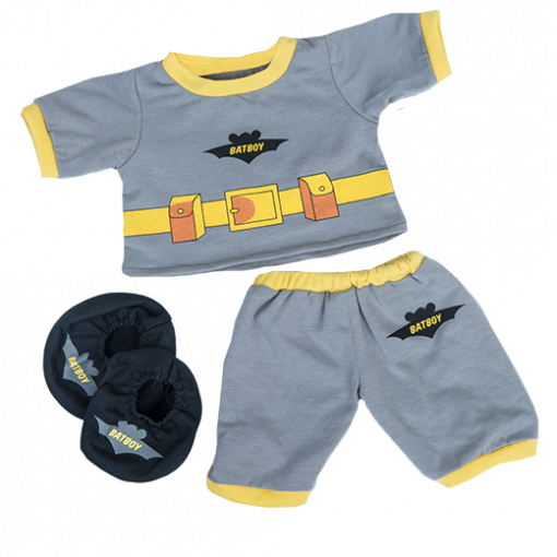 BAT MAN PIJAMAS OUTFIT - 40CM - MAKE A TEDDY