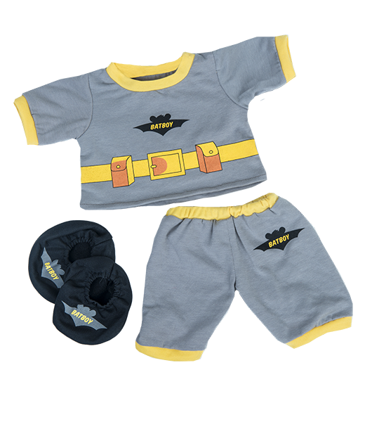 BAT MAN PIJAMAS OUTFIT - 40CM - MAKE A TEDDY
