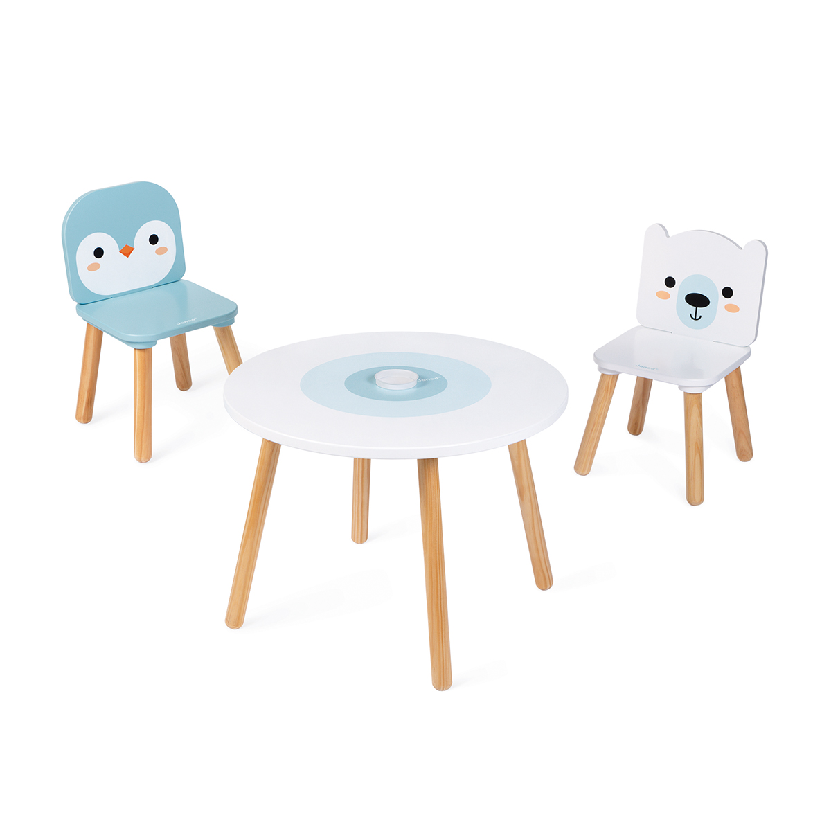 TAVOLO CON SEDIE POLAR IN LEGNO - JANOD - BESTSELLER - immagine 3