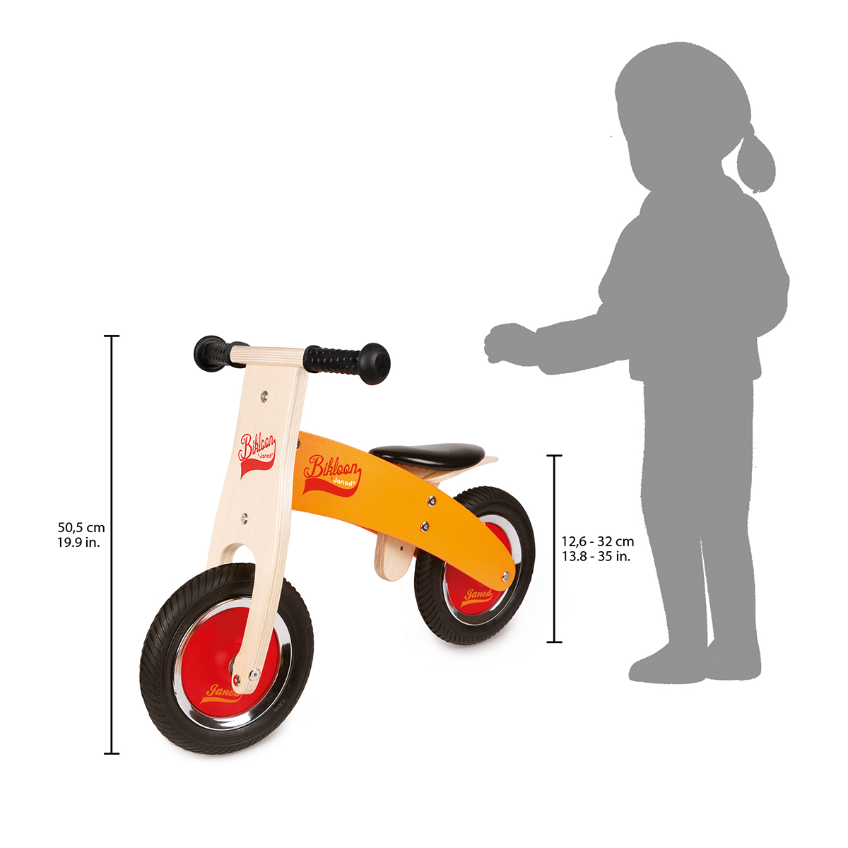 BICI SENZA PEDALI IN LEGNO - JANOD - BESTSELLER - immagine 4