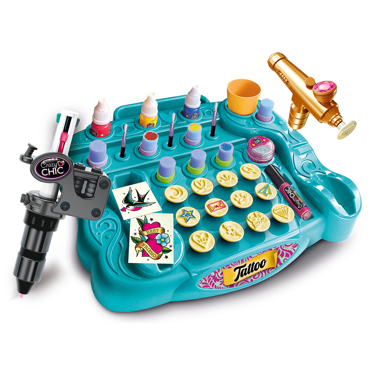 MY TATTOO LAB CRAZY CHIC - CLEMENTONI - BESTSELLER - immagine 2