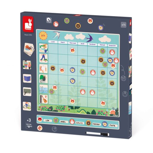 PLANNER DI FAMIGLIA IN LEGNO - JANOD -  FR -BESTSELLER