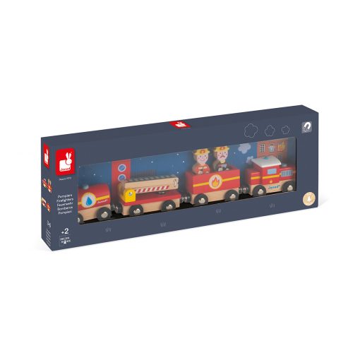 TRENO DEI POMPIERI IN LEGNO - JANOD