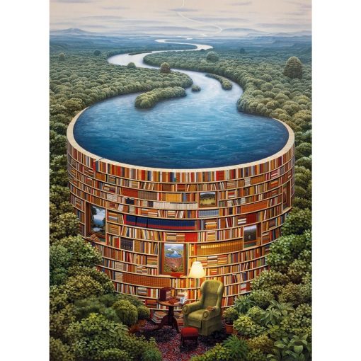 Alternative view of PUZZLE 1000PZ BIBLIODAME - CLEMENTONI