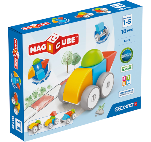 MAGICUBE CARS 10 PCS - GEOMAGWORLD
