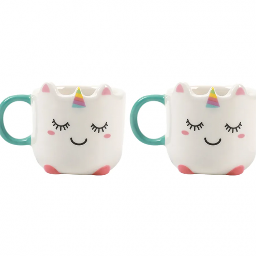 COPPIA TAZZINE DA CAFFE' UNICORN - I-TOTAL