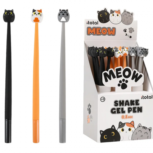 PENNA GEL CAT FLESSIBILE COLORI ASS. - I-TOTAL