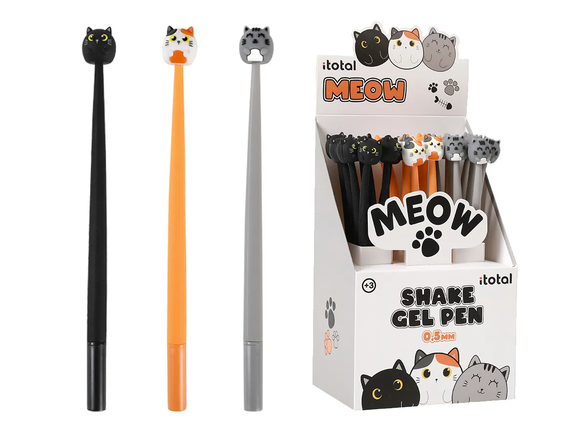 PENNA GEL CAT FLESSIBILE COLORI ASS. - I-TOTAL