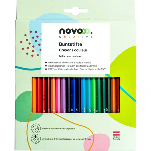 MATITE COLORATE PACK DA 24 - NOVOOO