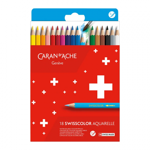 MATITE COLORATE PACK DA 18 - CARAN D'ACHE