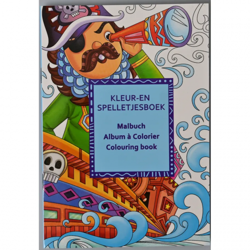 Alternative view of LIBRO DA COLORARE CON 6 MINI MATITE ASS. - ROOST